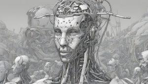 An AI Robot - Created with Freepik AI Image Generator