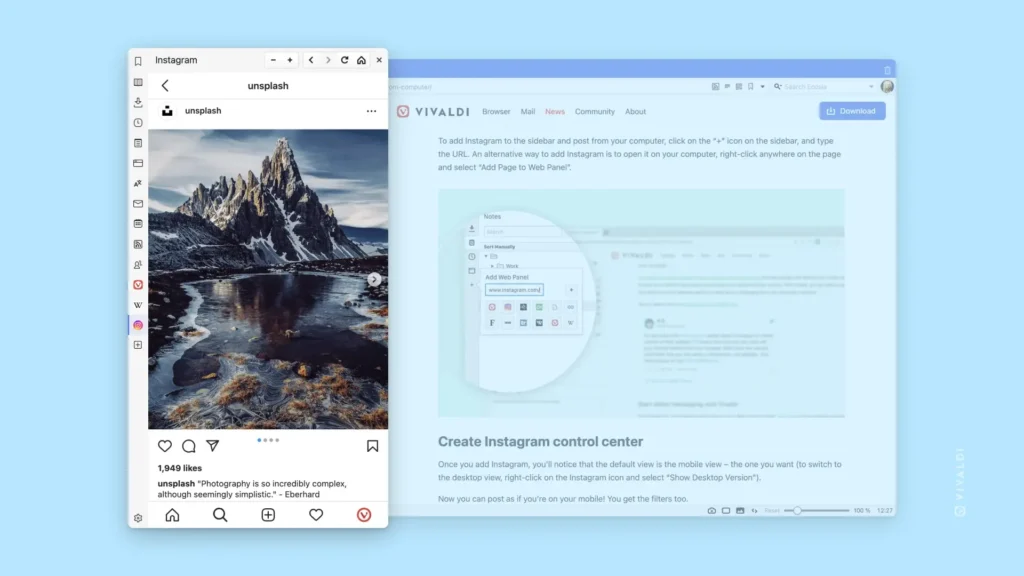 How I use Vivaldi Browser to organize my workflow