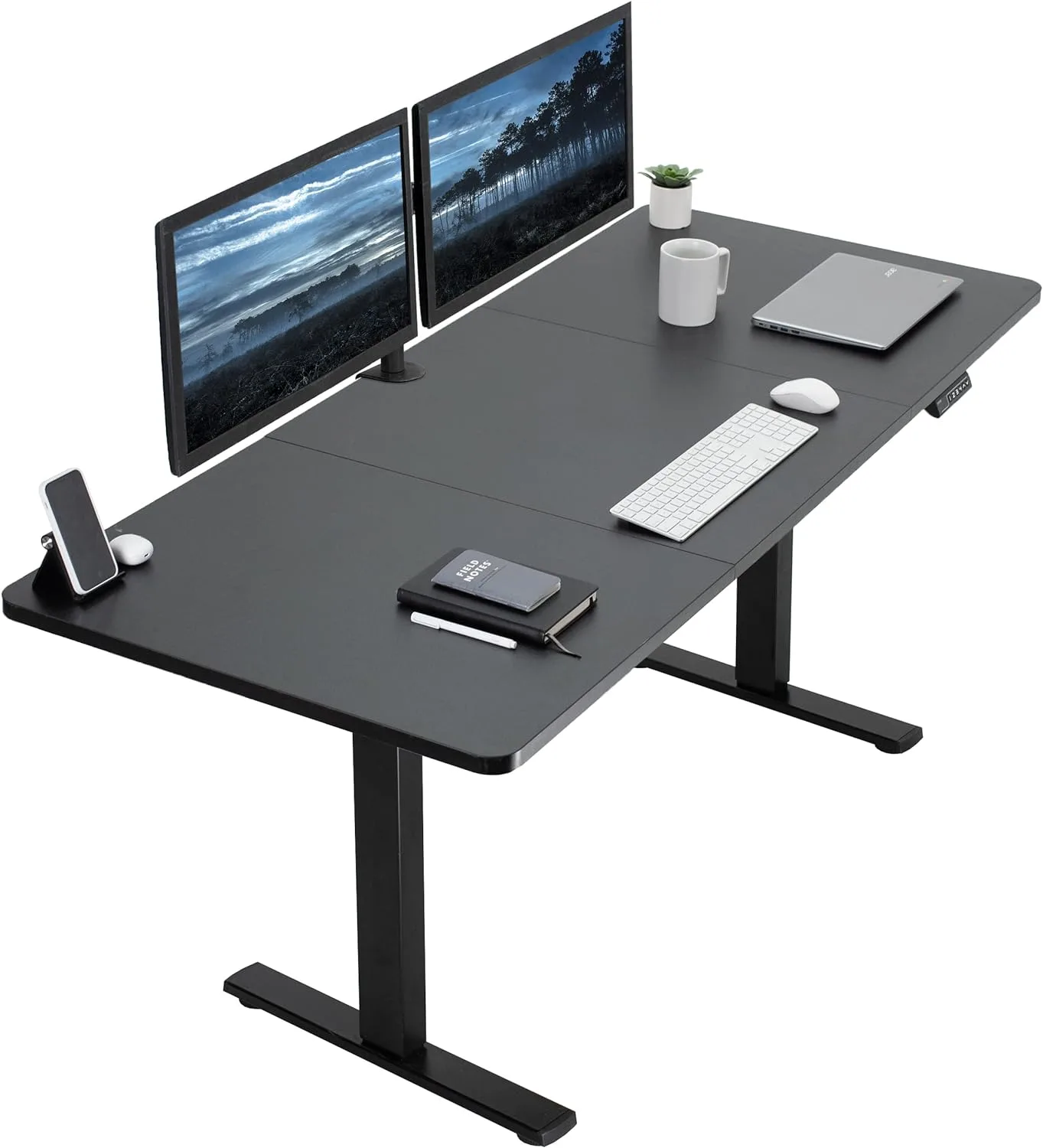 VIVO Electric Height Adjustable 71 x 30 inch Memory Stand Up Desk