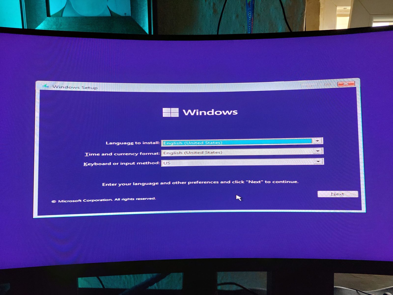 Installing Windows 11