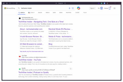 What to do if your site's favicon is not displayed in Bing