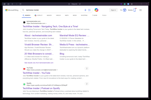 What to do if your site's favicon is not displayed in Bing