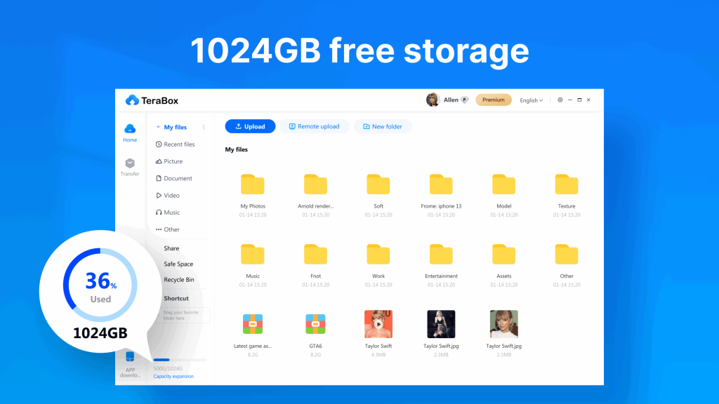 TeraBox - 1TB Free Cloud Storage Space