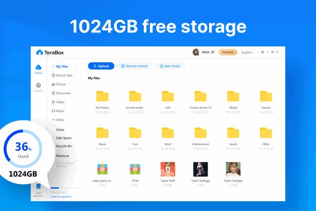 TeraBox - 1TB Free Cloud Storage Space