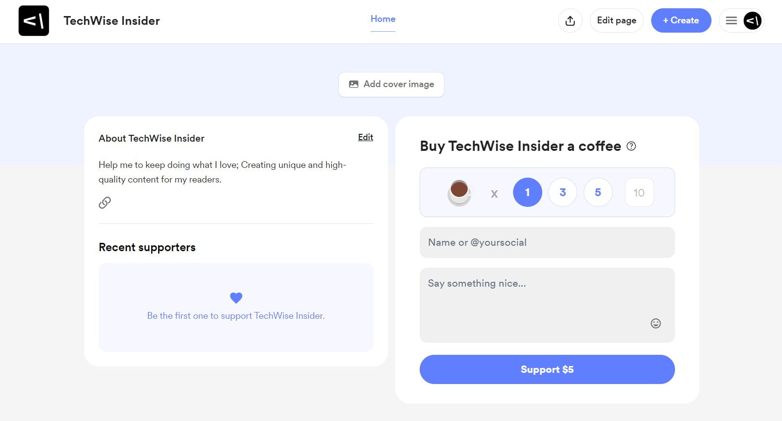 Buy Me A Coffee - TechWise Insider