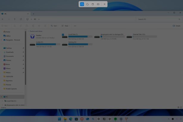 Windows 11 - Snipping Tool for Taking Screenshots