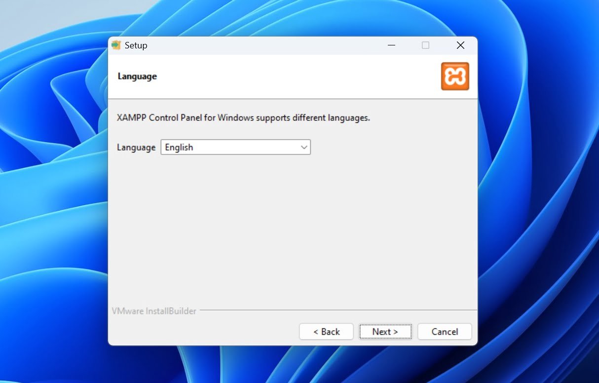 XAMPP - Language