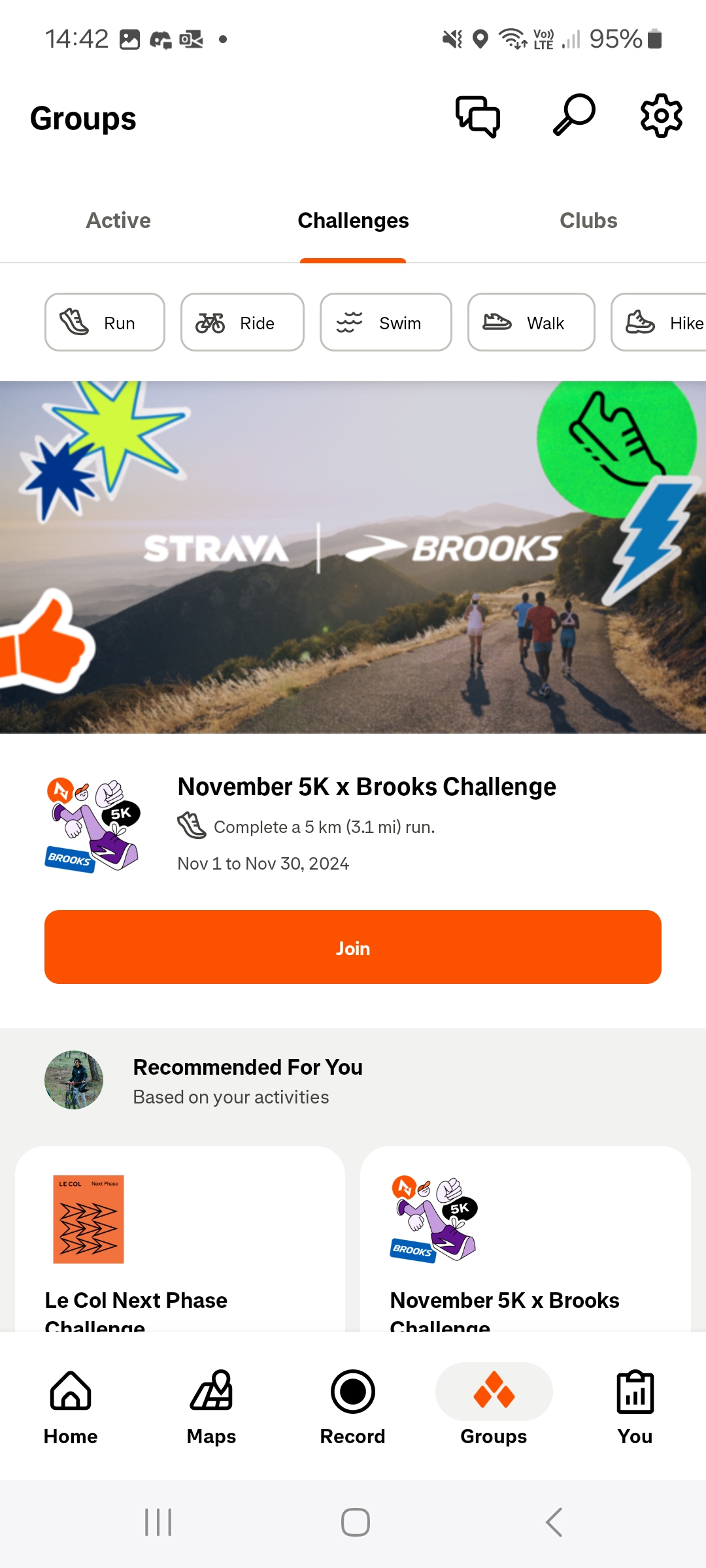 Strava Challenges