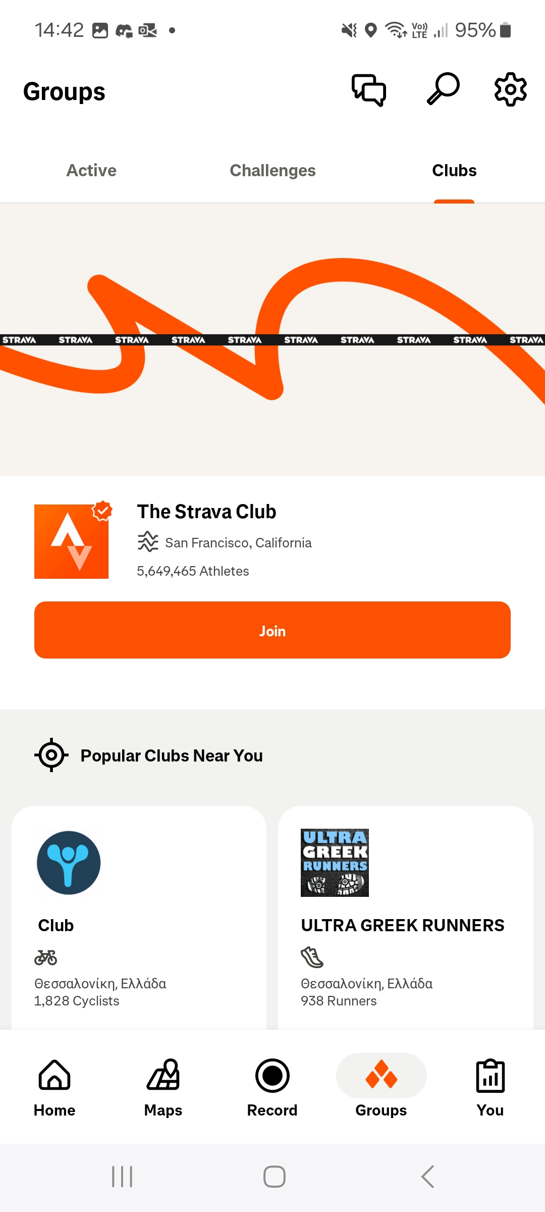 Strava Groups and Clubs