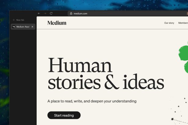Medium Online Publishing Platform