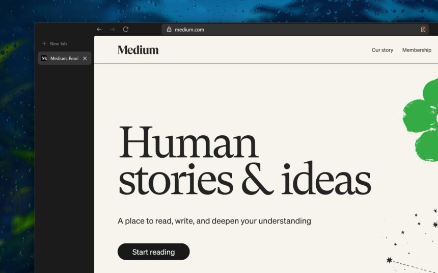 Medium Online Publishing Platform
