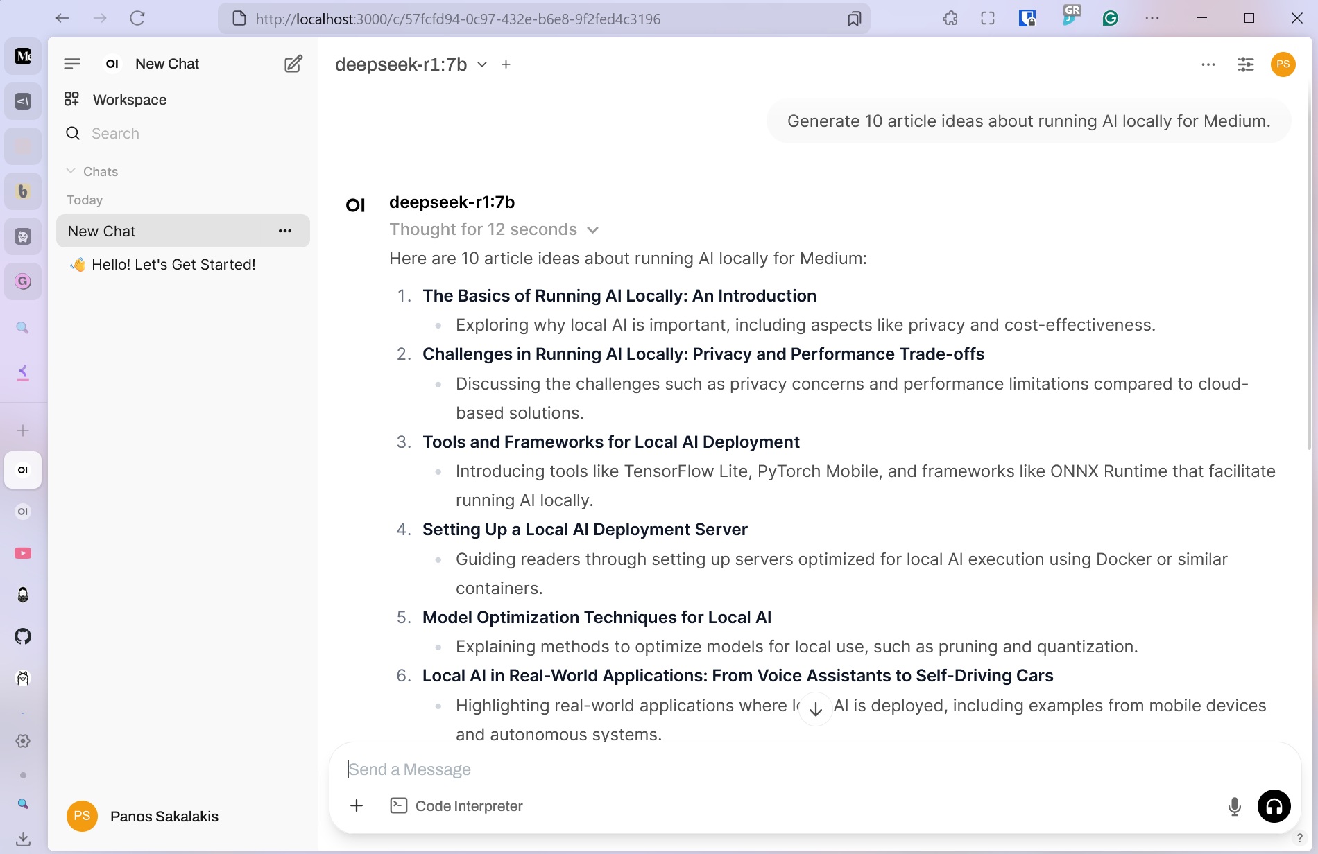 Running DeepSeek in Windows 11 with Ollama Docker and WebUI