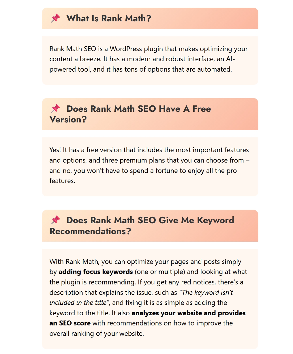 Rank Math SEO - Boxed Layout with Emoji and Gradient