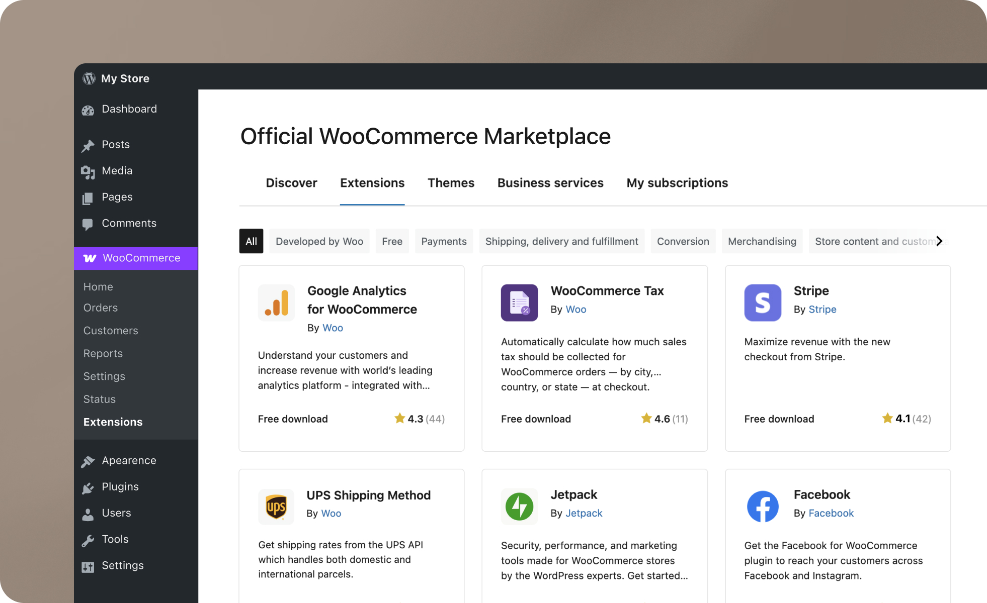 WooCommerce Extensions