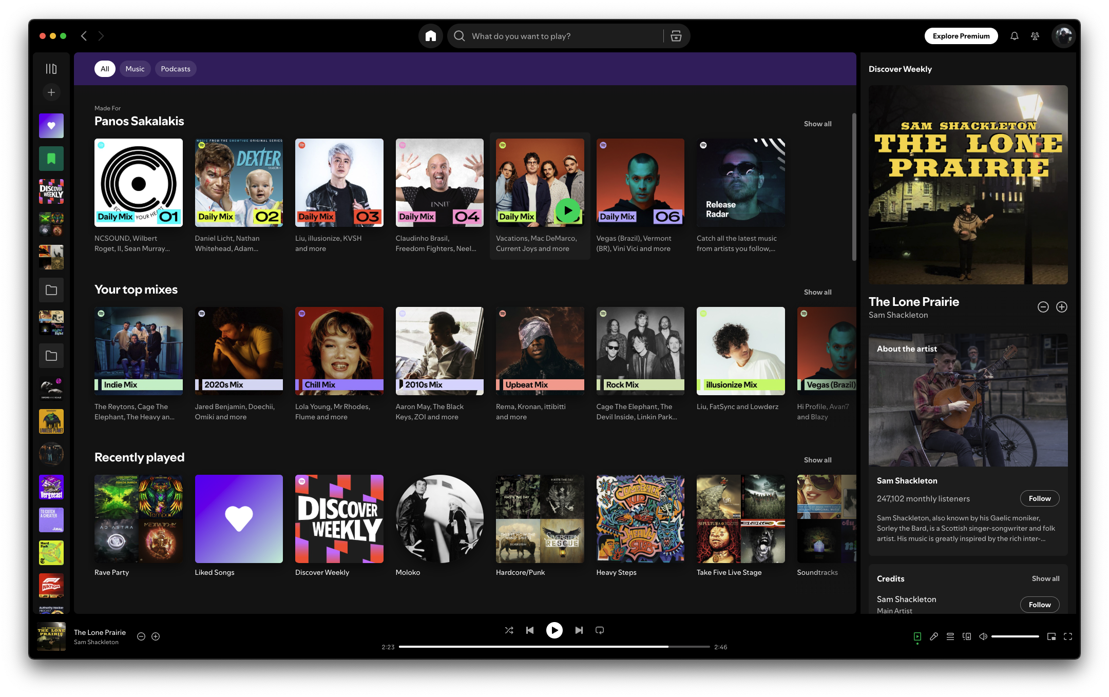 Spotify for macOS