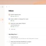 Todoist running on macOS Tahoe 26.0.1