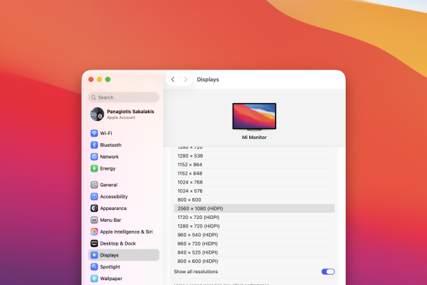 Here's how to use One-Key-HiDPI (a free tool) to quickly and easily fix macOS's HiDPI resolution problem