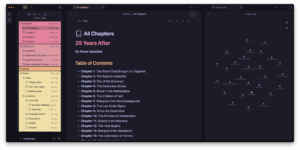 The Novelist - All Chapters and Mindmap (Dark Mode)
