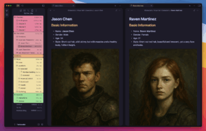 The Novelist - Dark Mode