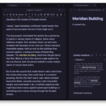 The Novelist - Novel-Writing, Notes, and Mentions (Dark Mode)