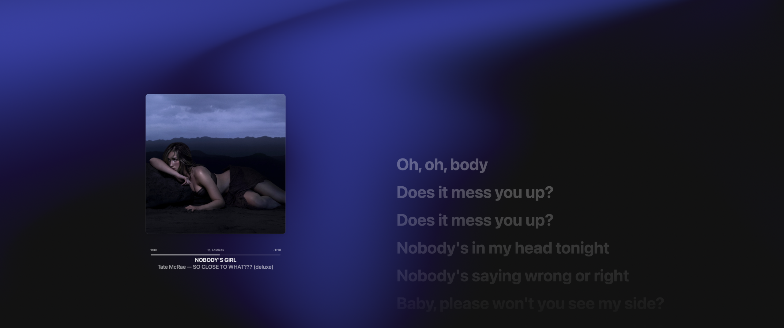 Apple Music - Full Screen Player