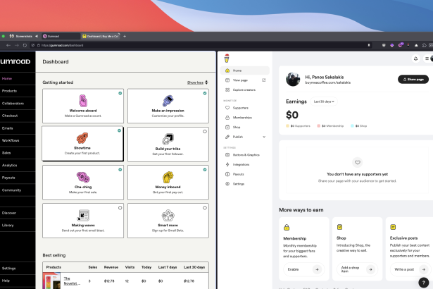 Gumroad vs. Buy Me A Coffee